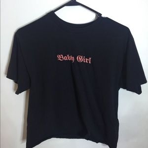 “baby girl” tee shirt